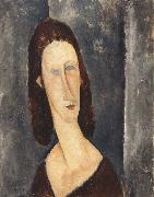 Amedeo Modigliani Blue Eyes or Portrait of Madame Jeanne Hebuterne (mk39) France oil painting artist